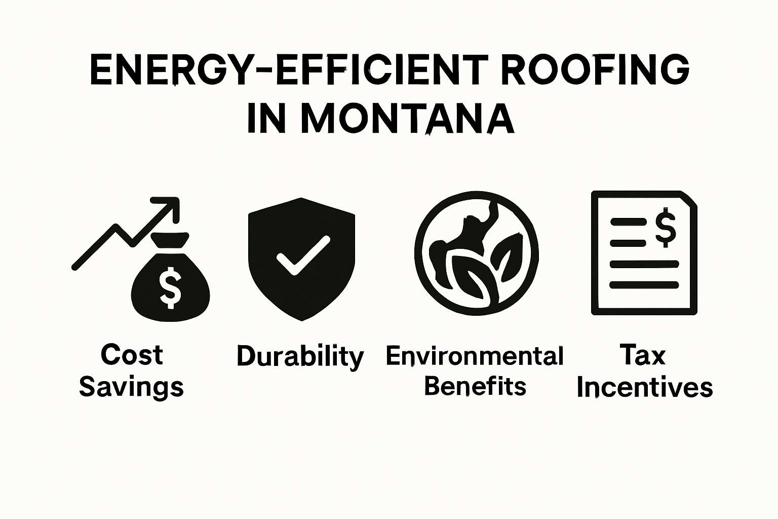 Energy Efficient Roofing in Montana Photo Chart, Montana Roofing