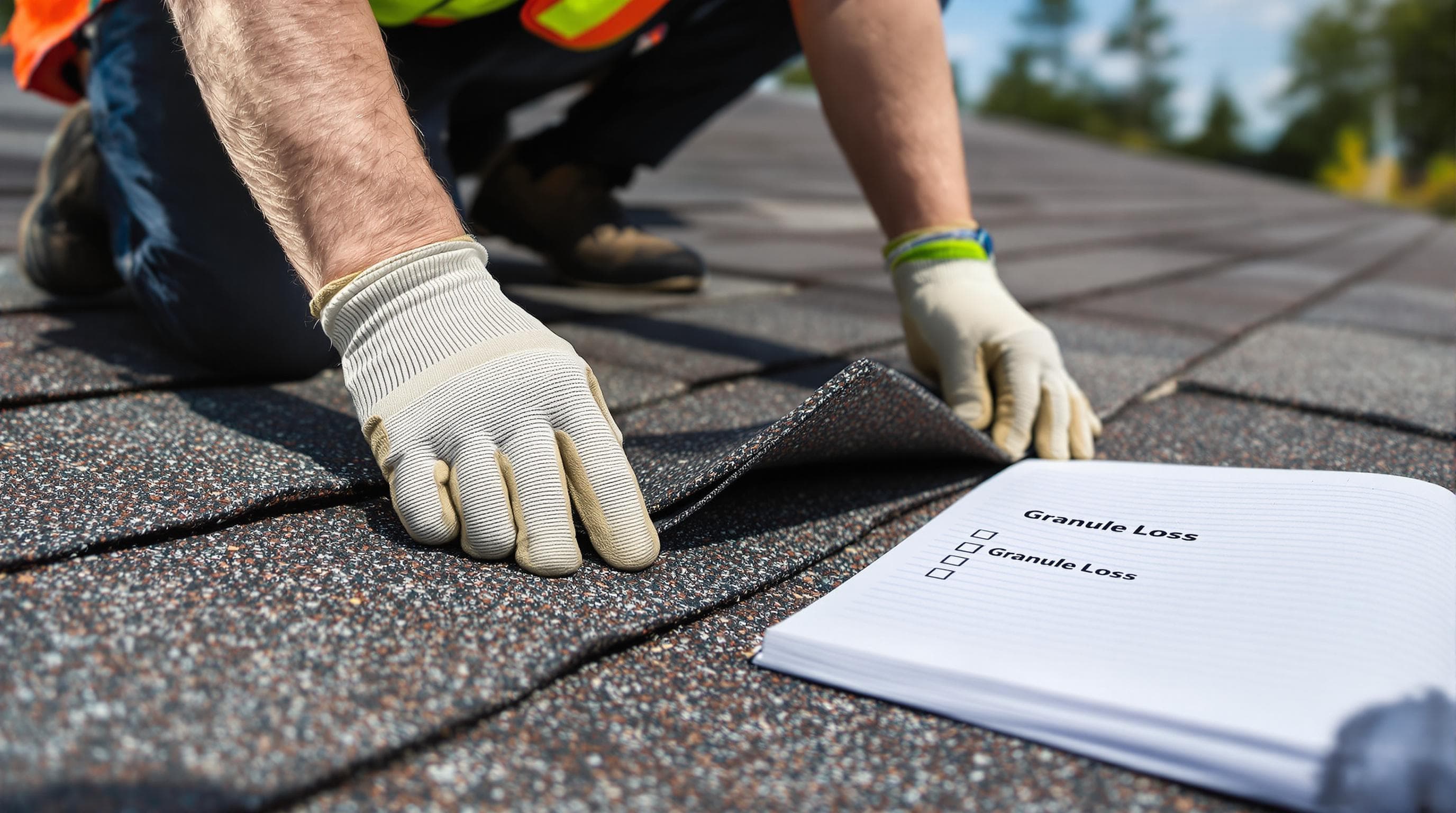 visible exterior roof damage from hail and how to fix it Helena MT