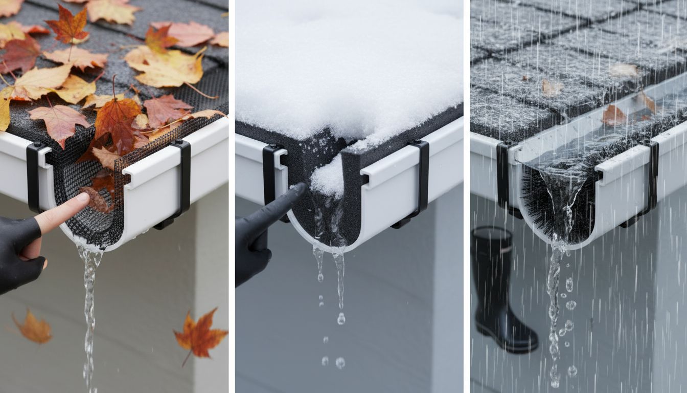 types of gutter guards for Montana properties