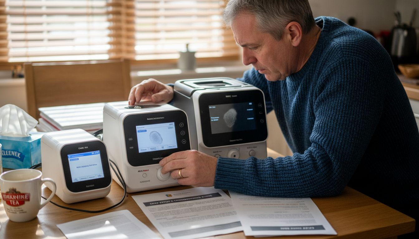 Comparing various CPAP machine models