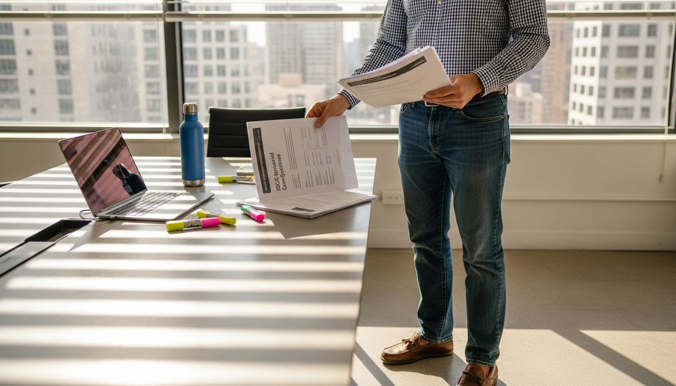 Designer comparing IDCEC and AIA guidelines