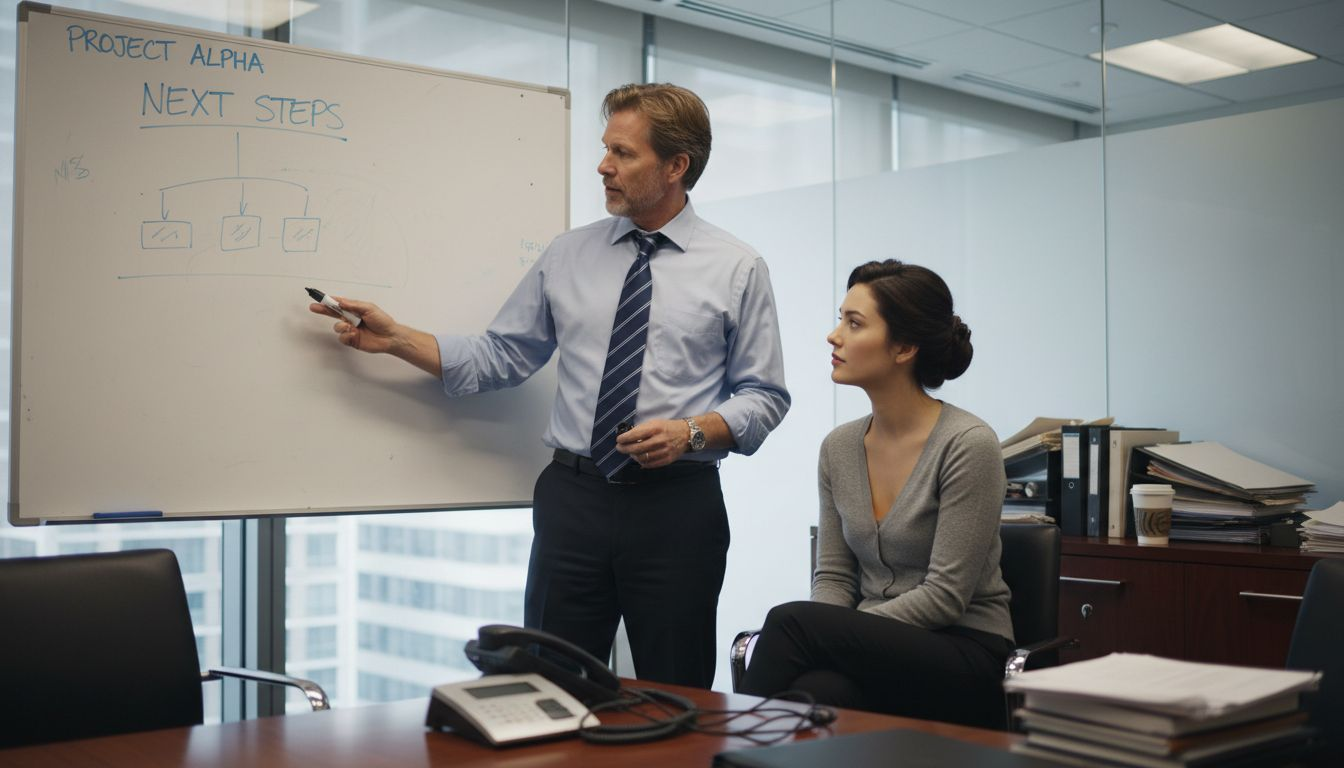 Colleagues planning CEU course development