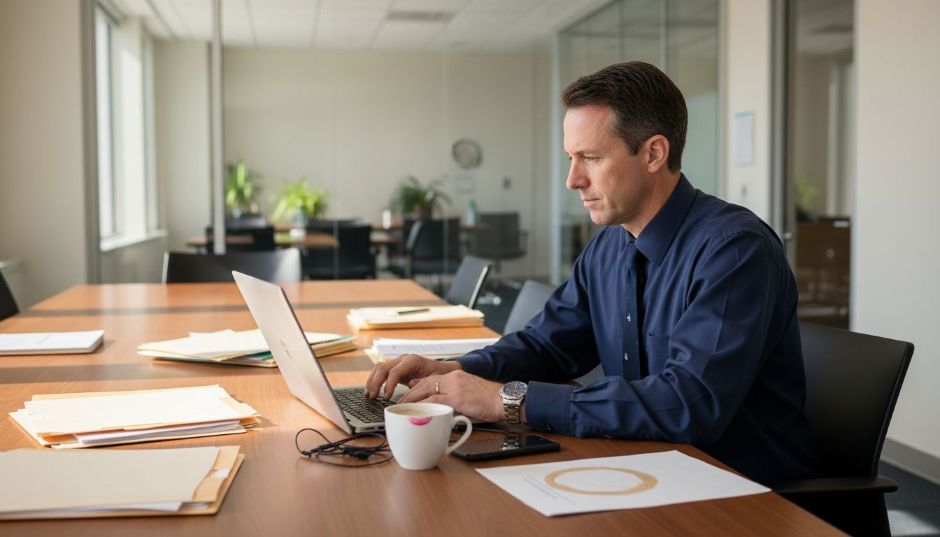 Administrator setting up registration system profile