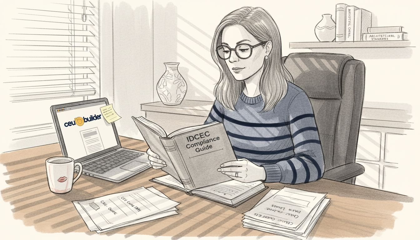 Consultant researcher at cluttered CEU workspace