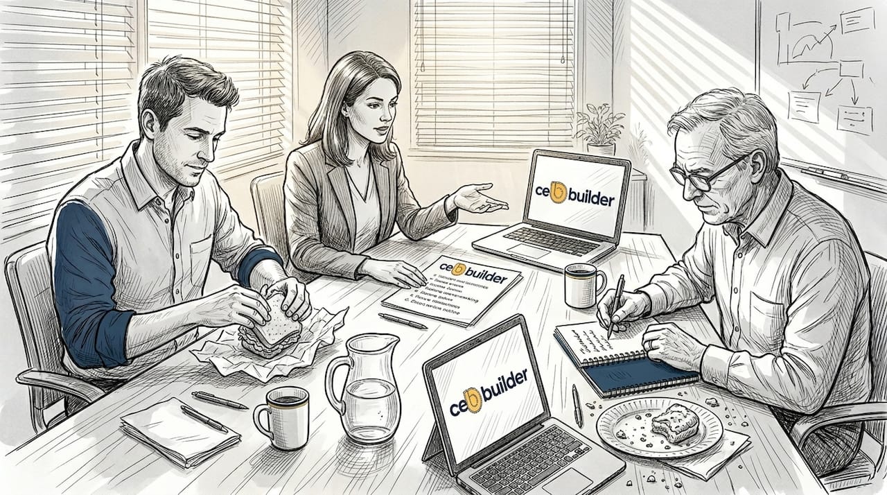 Lunch and learn continuing education meeting