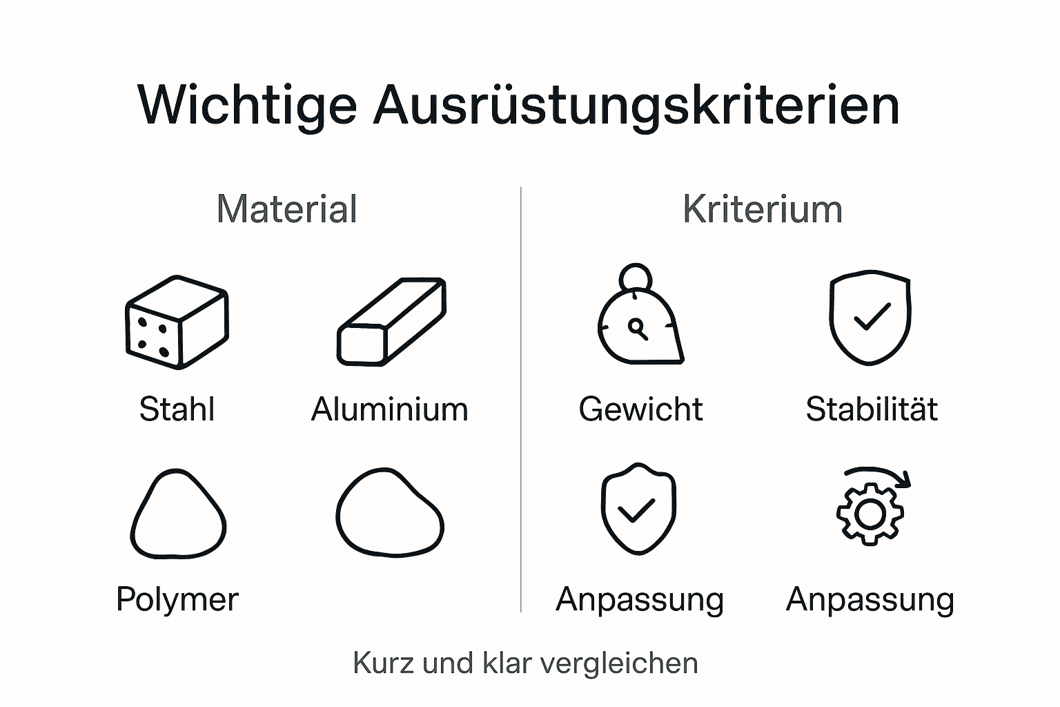Infografik: Worauf es bei der Ausrüstung fürs Präzisionsschießen ankommt