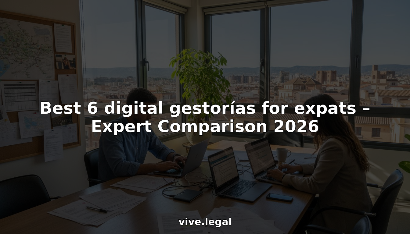 Best 6 digital gestorías for expats – Expert Comparison 2026