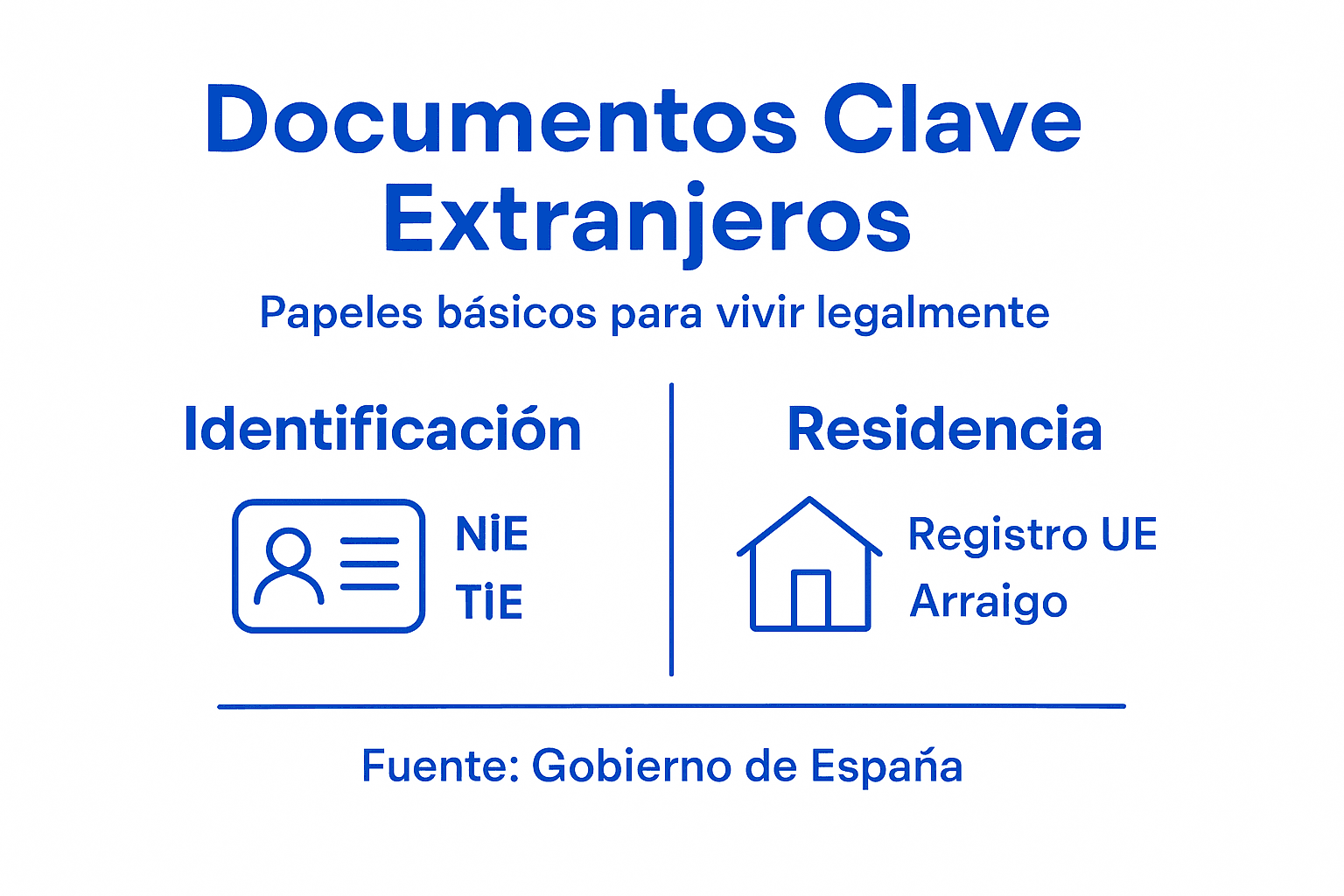 Guía visual imprescindible sobre la documentación para extranjeros en España