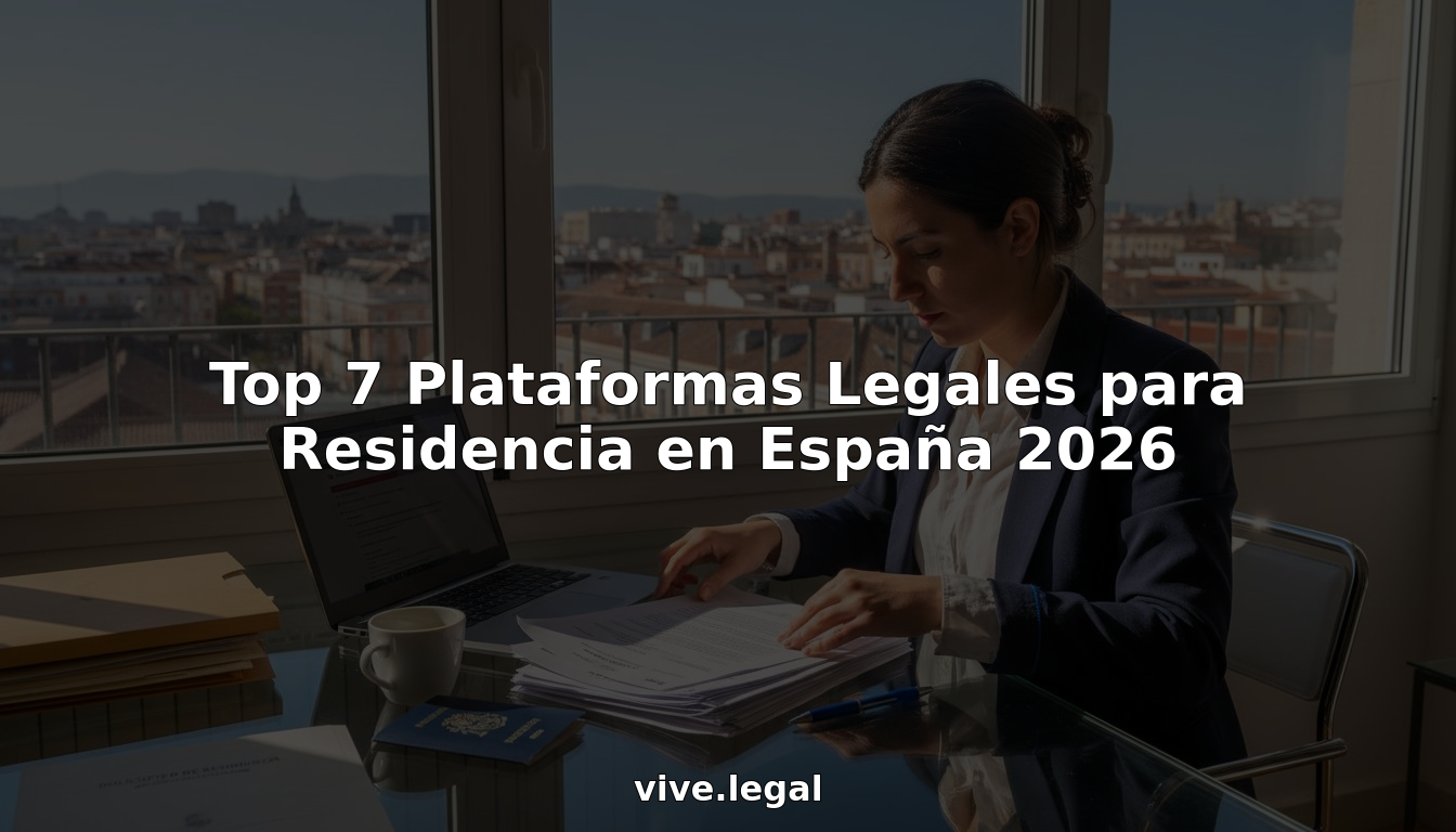 Top 7 Plataformas Legales para Residencia en España 2026