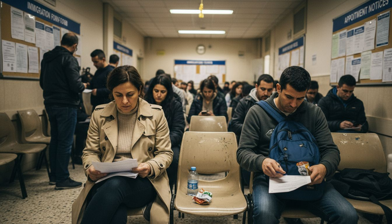 Applicants waiting TIE appointment Spain