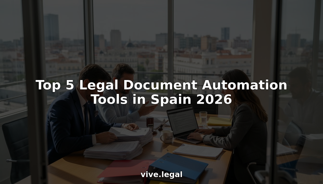 Top 5 Legal Document Automation Tools in Spain 2026
