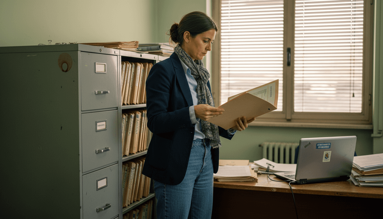 Abogado revisando expedientes de prórrogas legales en España