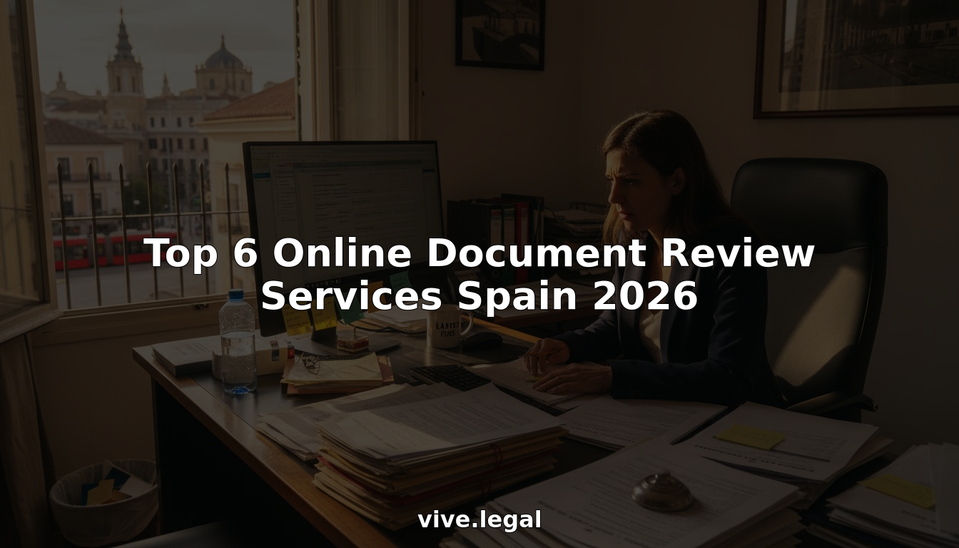 Top 6 Online Document Review Services Spain 2026