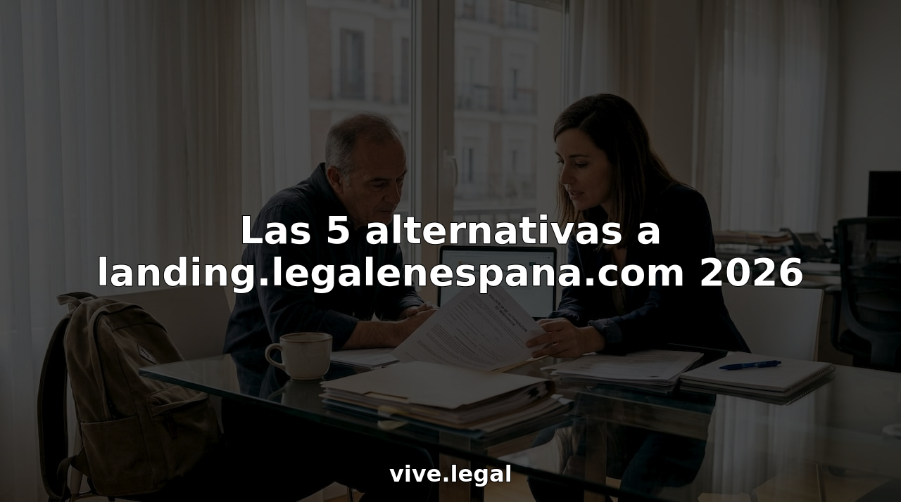 Las 5 alternativas a landing.legalenespana.com 2026