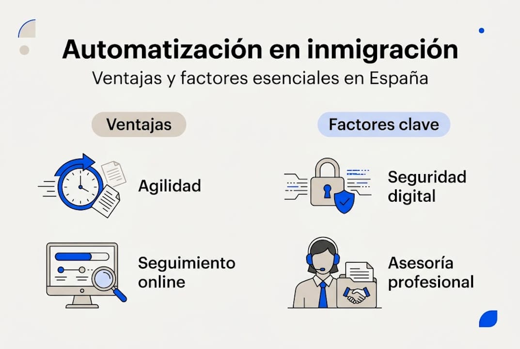 Infografía: principales beneficios y aspectos clave de la automatización