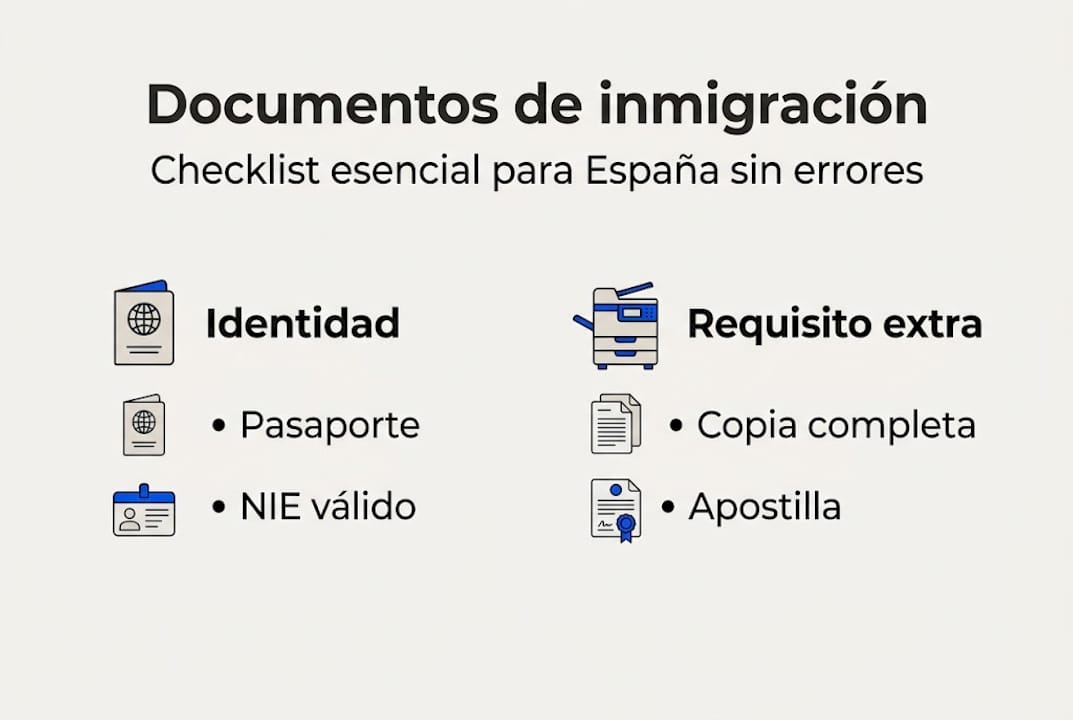 Guía visual sobre los documentos de inmigración más importantes