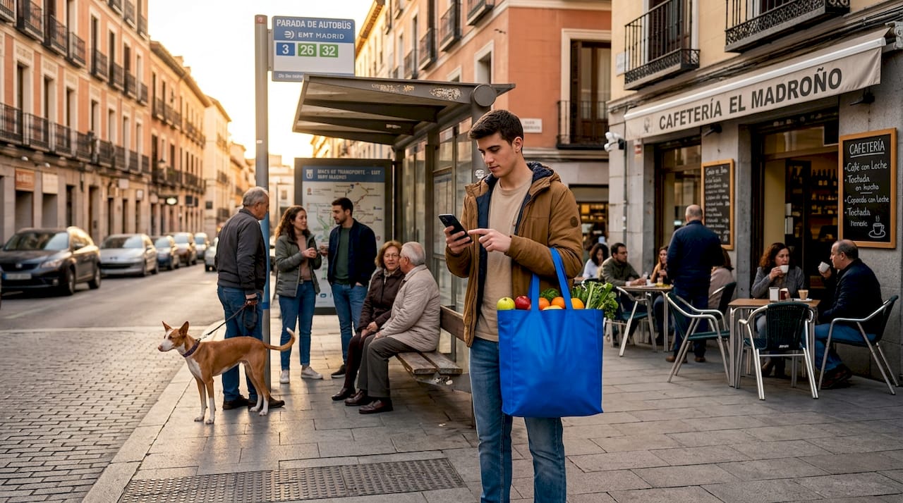 Adaptarse al ritmo diario de la vida urbana en España como residente