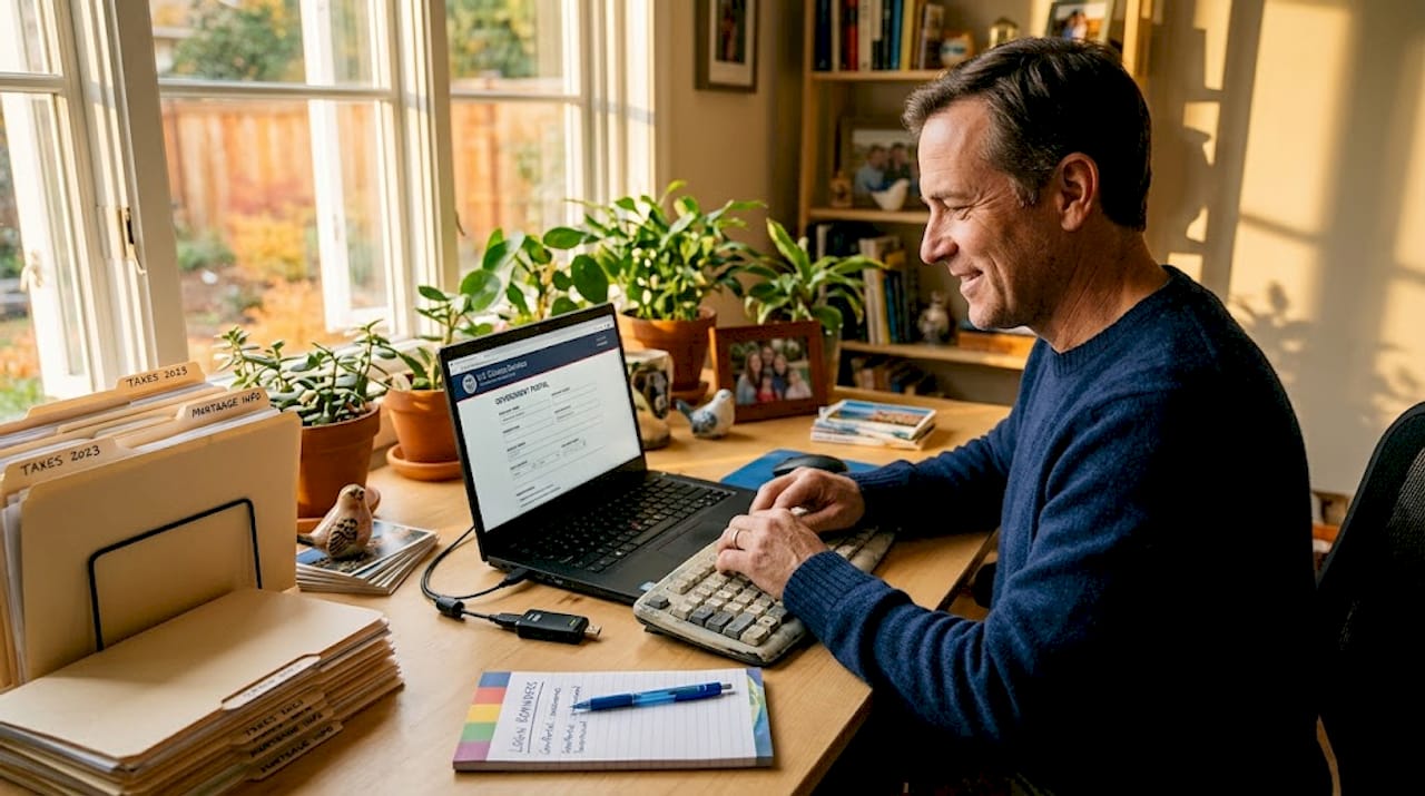 Man manages Spanish ID documents digitally