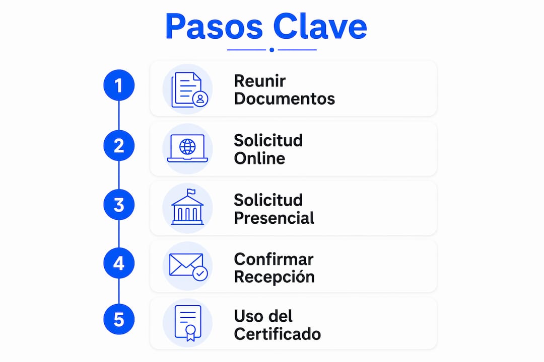 Infografía: guía paso a paso para solicitar tu certificado de empadronamiento