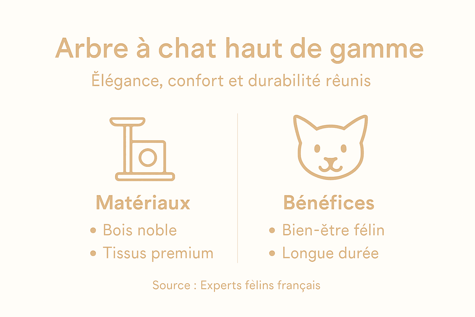 Infographie : les atouts des arbres à chat haut de gamme passés au crible