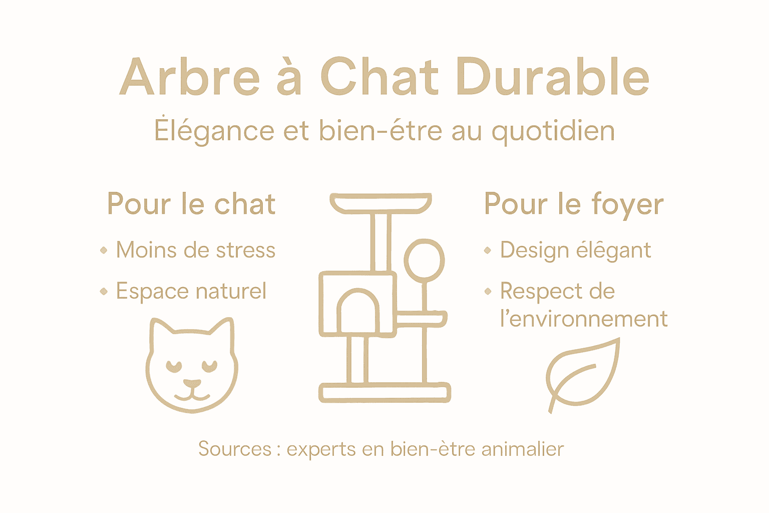 Arbre à Chat Durable: design naturel et bien-être félin pour le quotidien du chat et du foyer