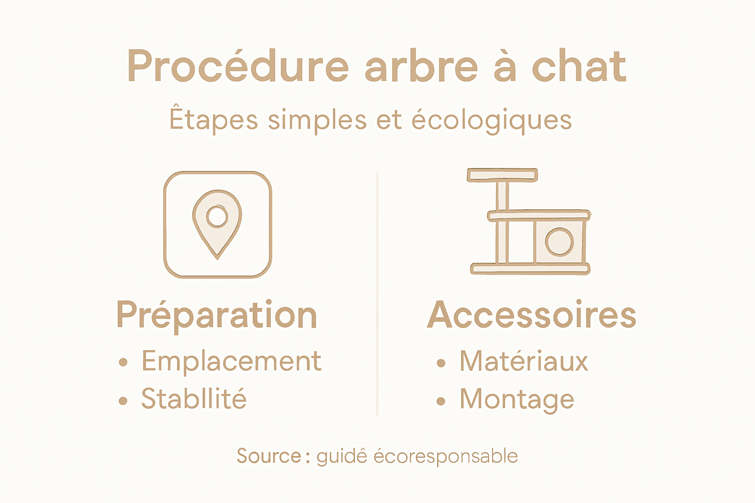 Découvrez en image les étapes pour fabriquer un arbre à chat respectueux de l’environnement.