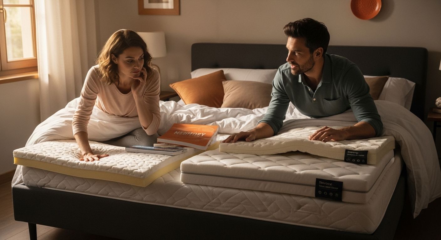 scegliere topper, camera da letto, comfort