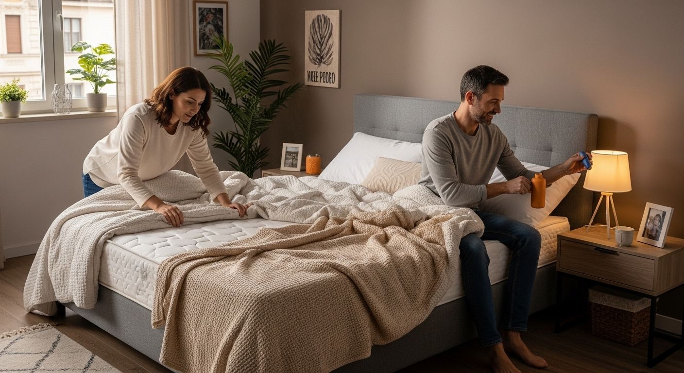 camera da letto, routine serale, dormire bene consigli