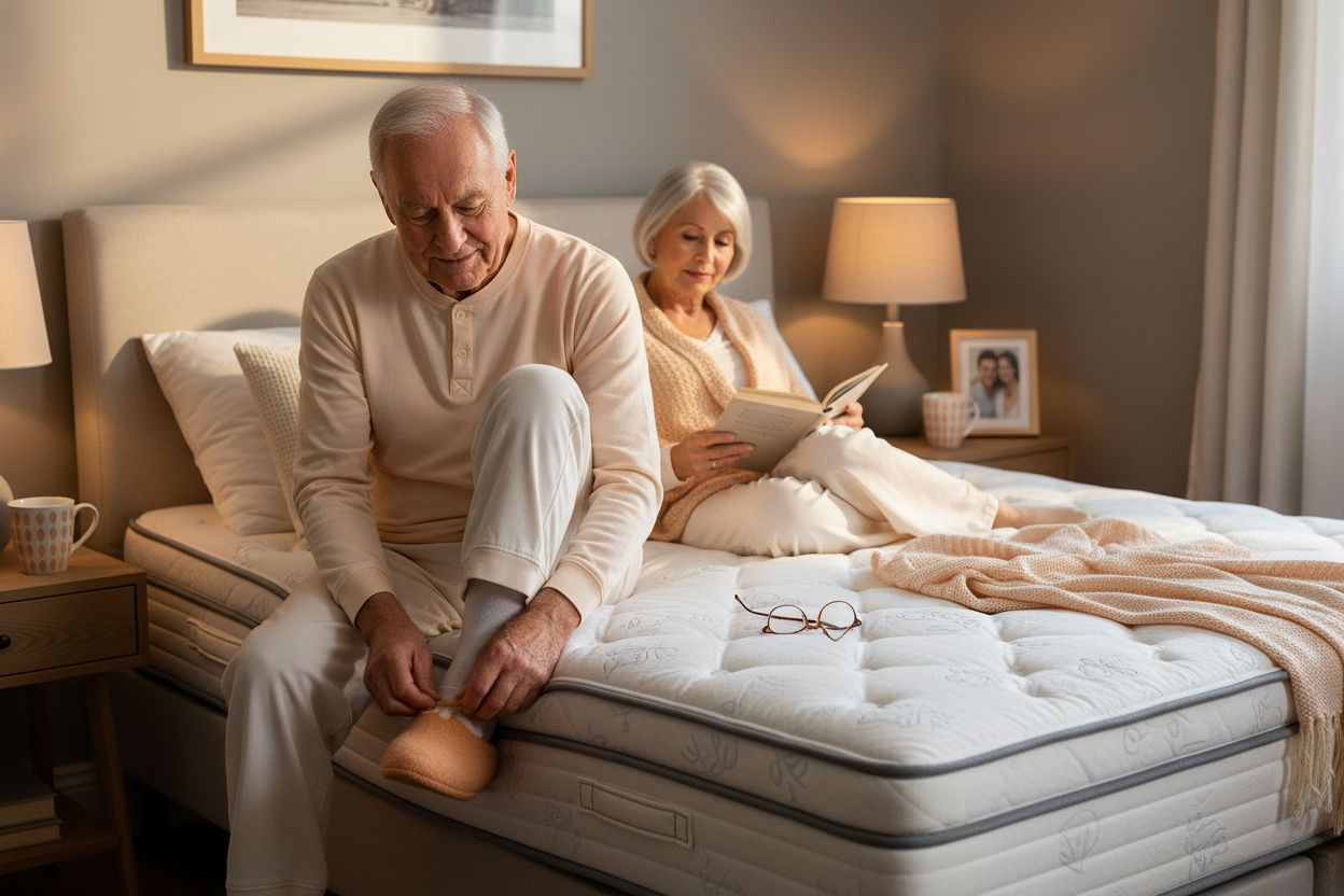 benessere materasso, comfort, senior