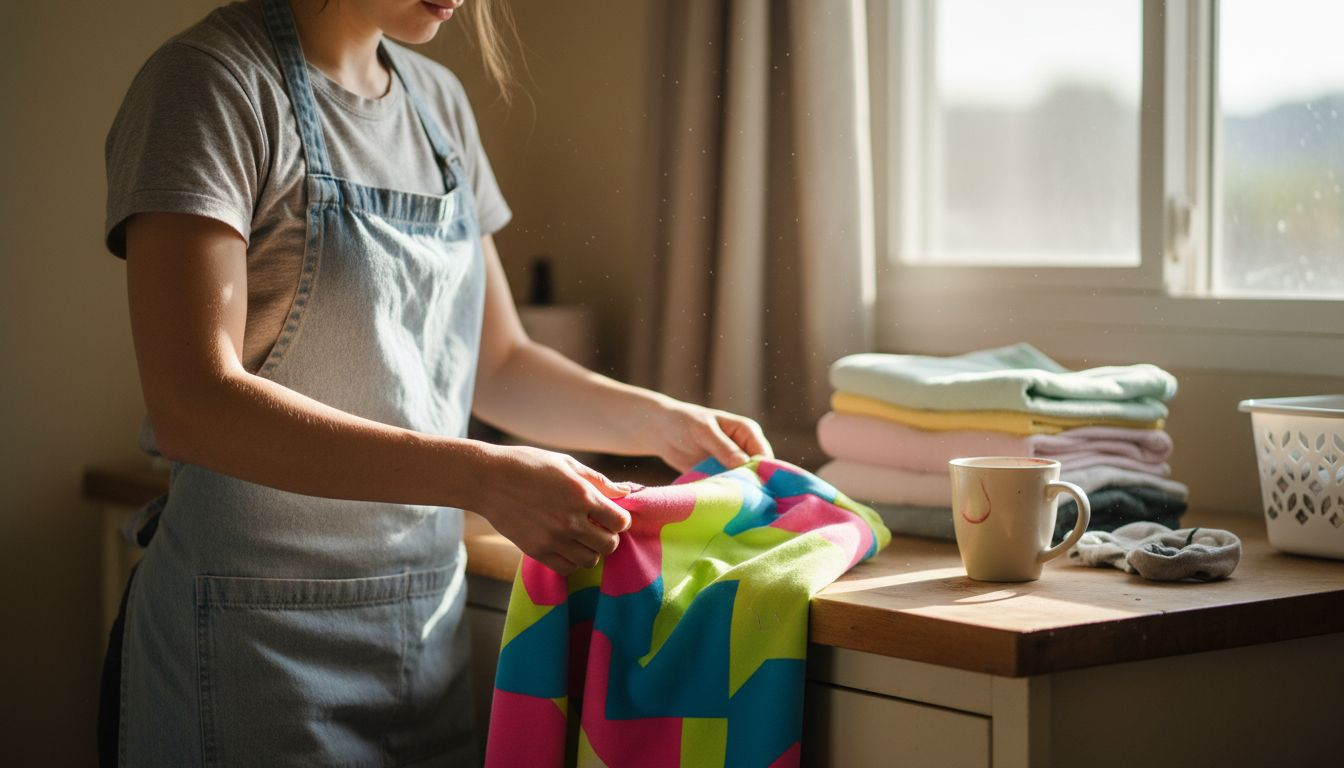 Turning DTF sweatshirt inside out for washing