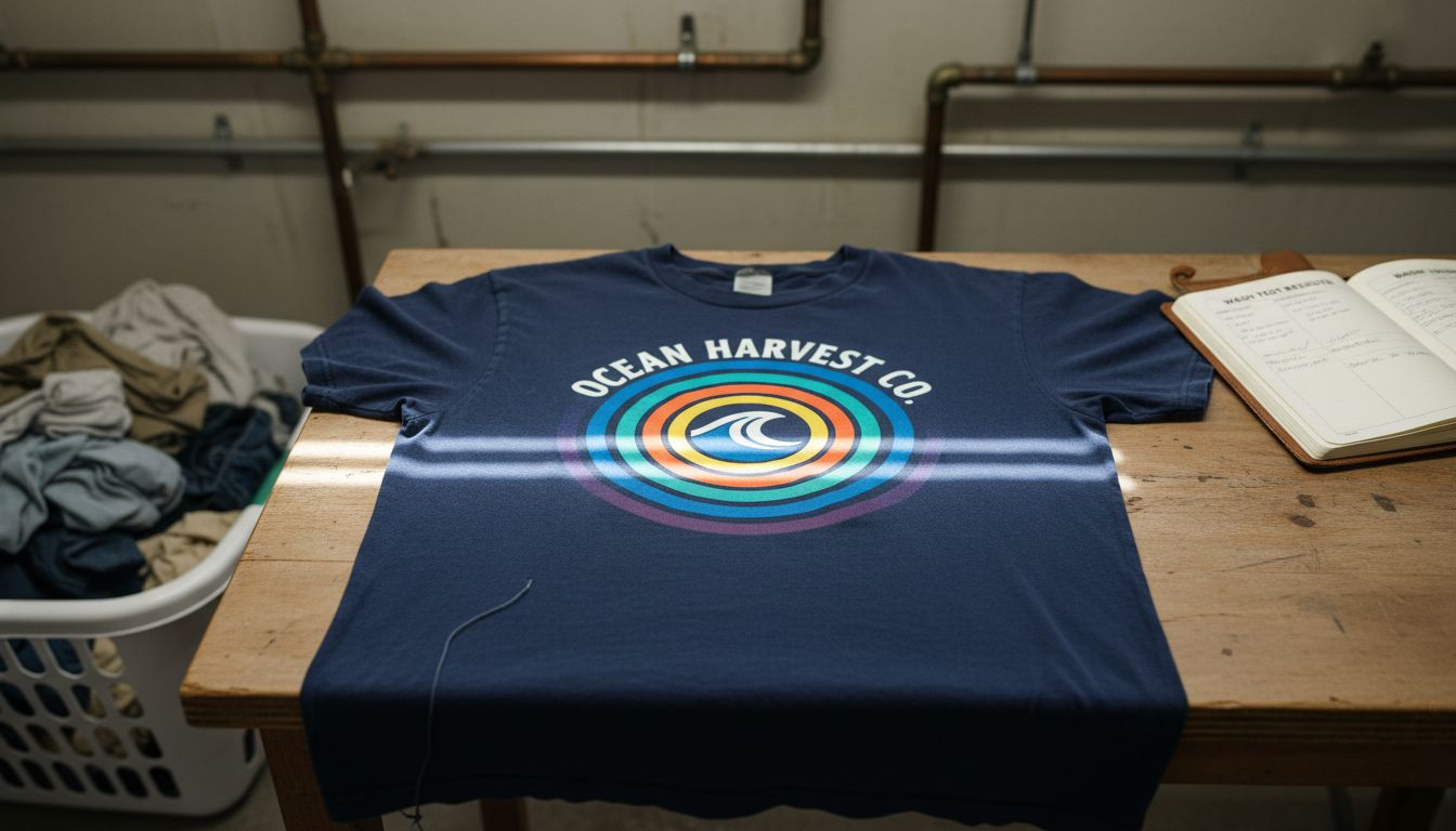 DTF-printed shirt after multiple washes