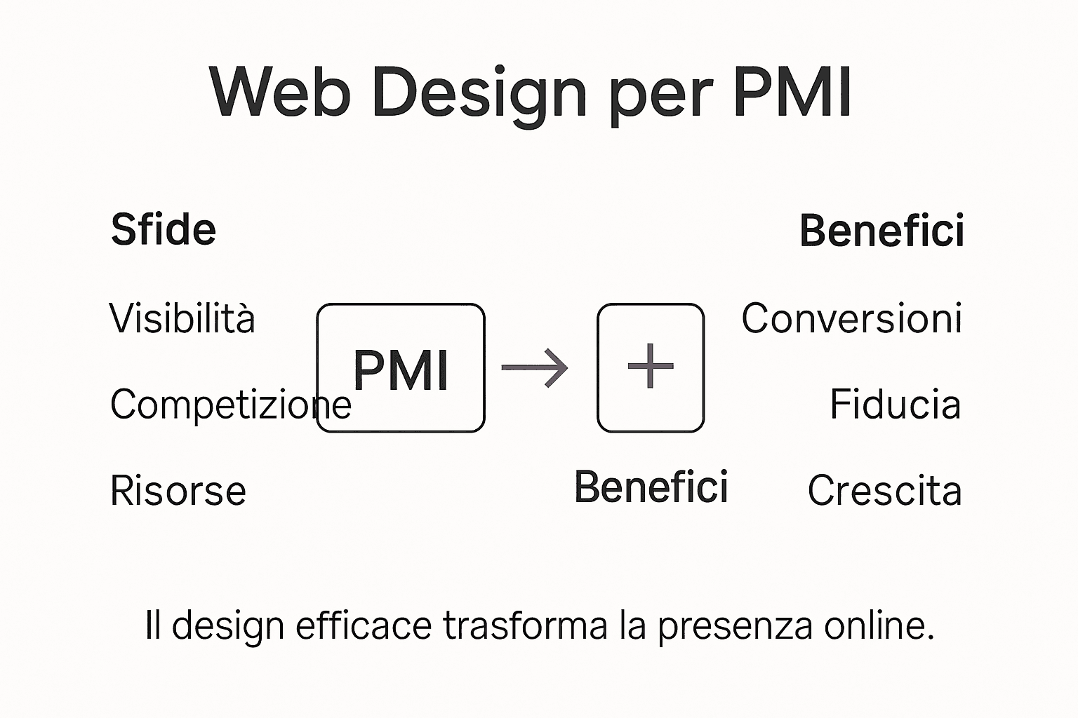 Web design per le PMI: sfide da affrontare e vantaggi da cogliere (infografica)