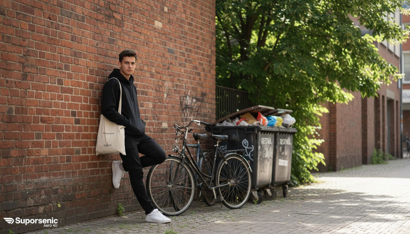 Urbaner Streetstyle auf Berlins Straßen – Mode, die den Puls der Hauptstadt widerspiegelt.