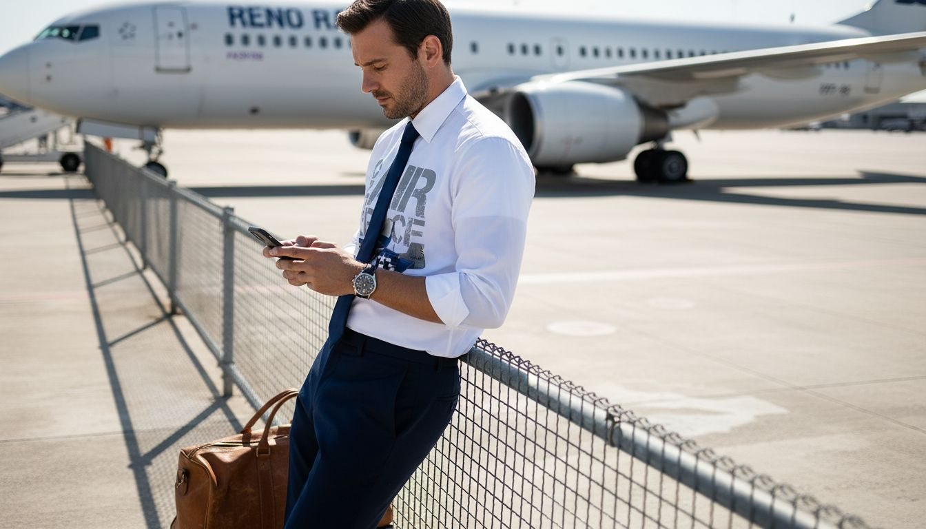 Im Look echter Piloten – direkt neben den legendären Boeing-Maschinen.