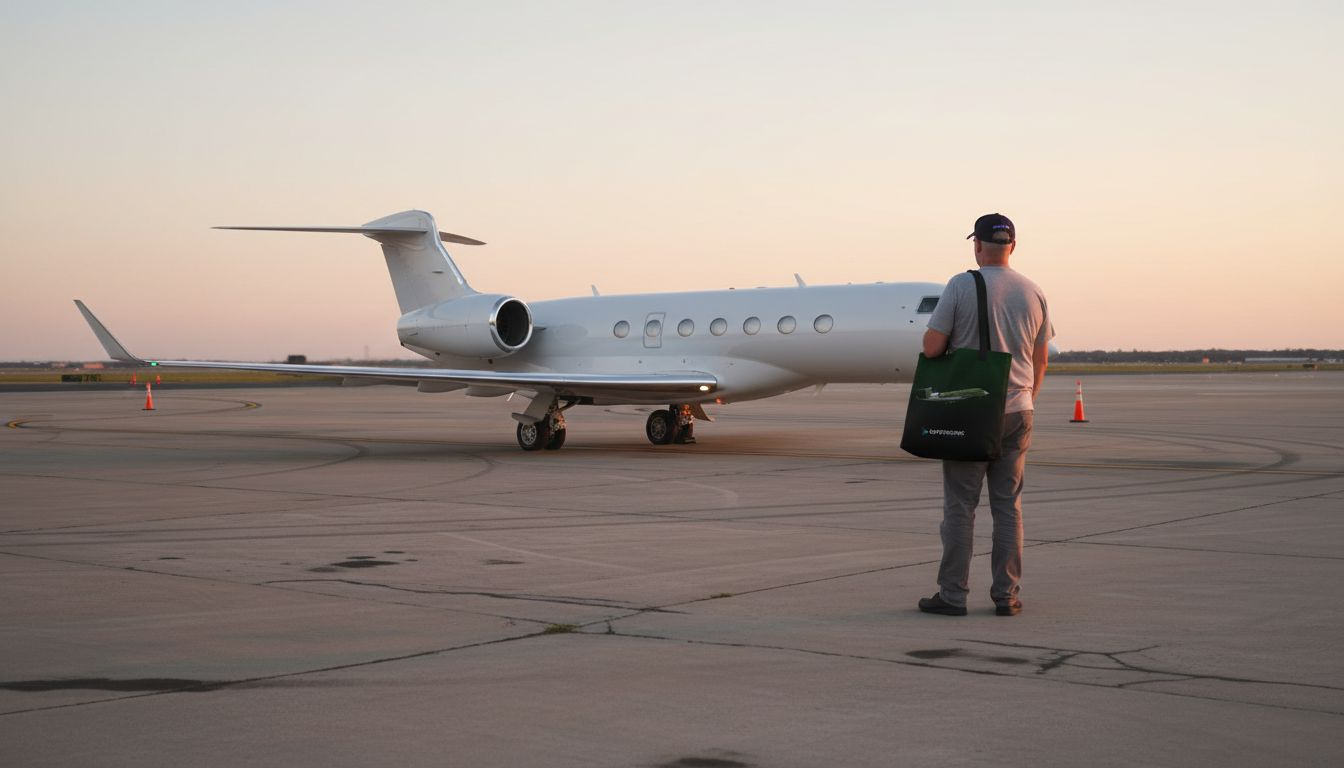 Die markante Seitenansicht der Gulfstream G500 auf dem Rollfeld zieht alle Blicke auf sich.