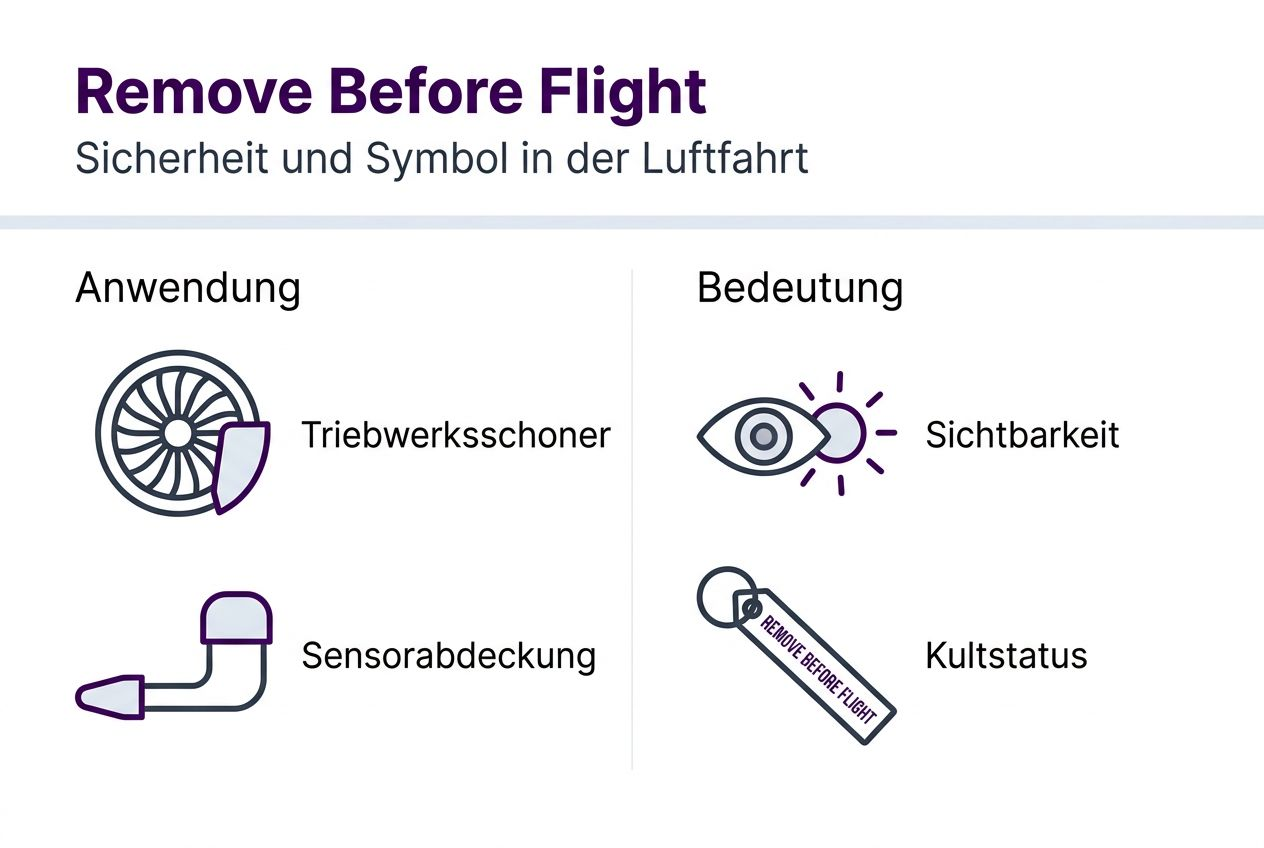 Infografik: Warum 'Remove Before Flight' so wichtig ist