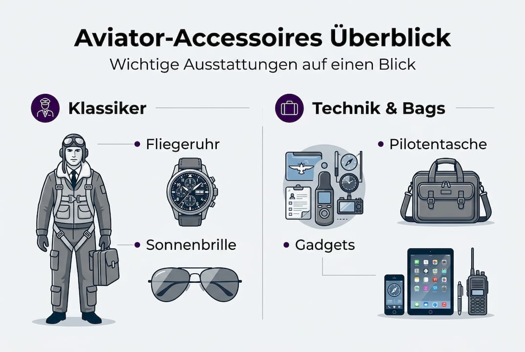 Aviator-Zubehör auf einen Blick: Die wichtigsten Accessoires kompakt zusammengefasst