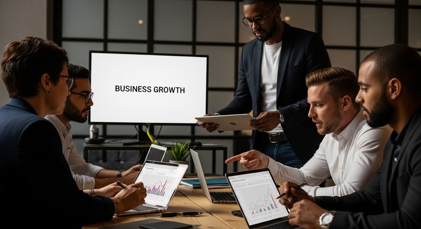 business growth teamwork