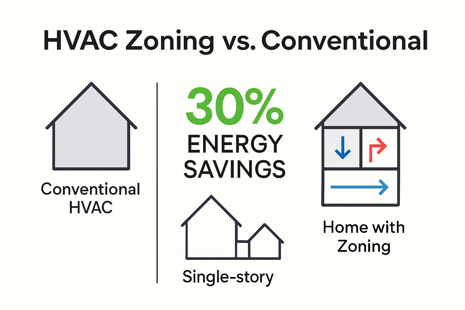 Top HVAC Zoning Benefits for Louisville & Southern Indiana 2025 - HVAC Service and Repair ... - Energy Efficient Home Hvac Zoning Systems