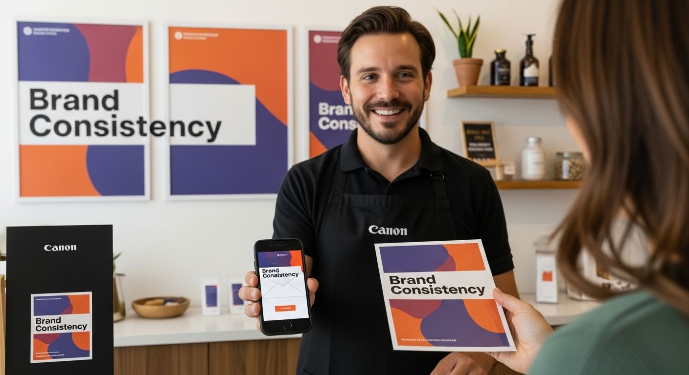brand consistency small business marketing