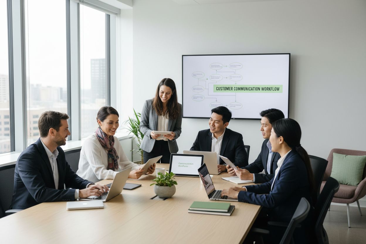 customer communication workflow