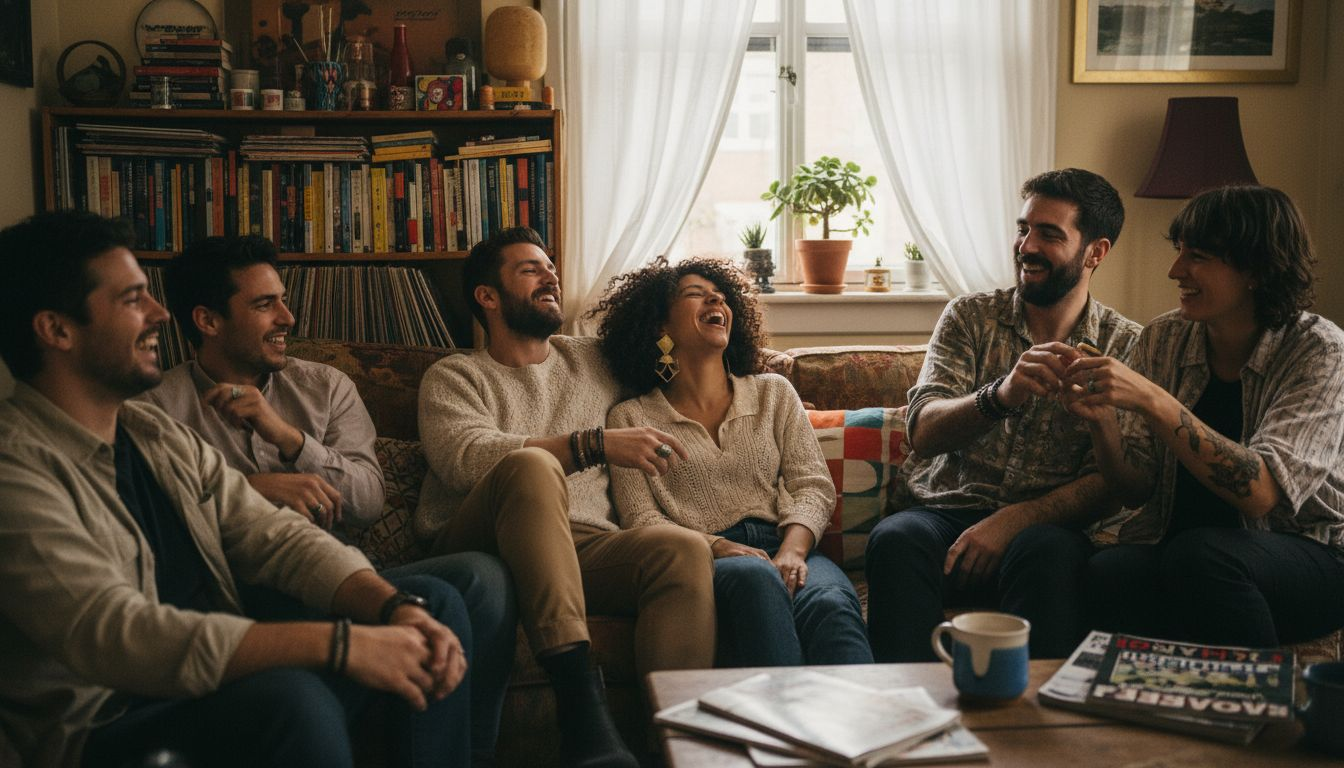 Friends wearing diverse fashion jewelry styles