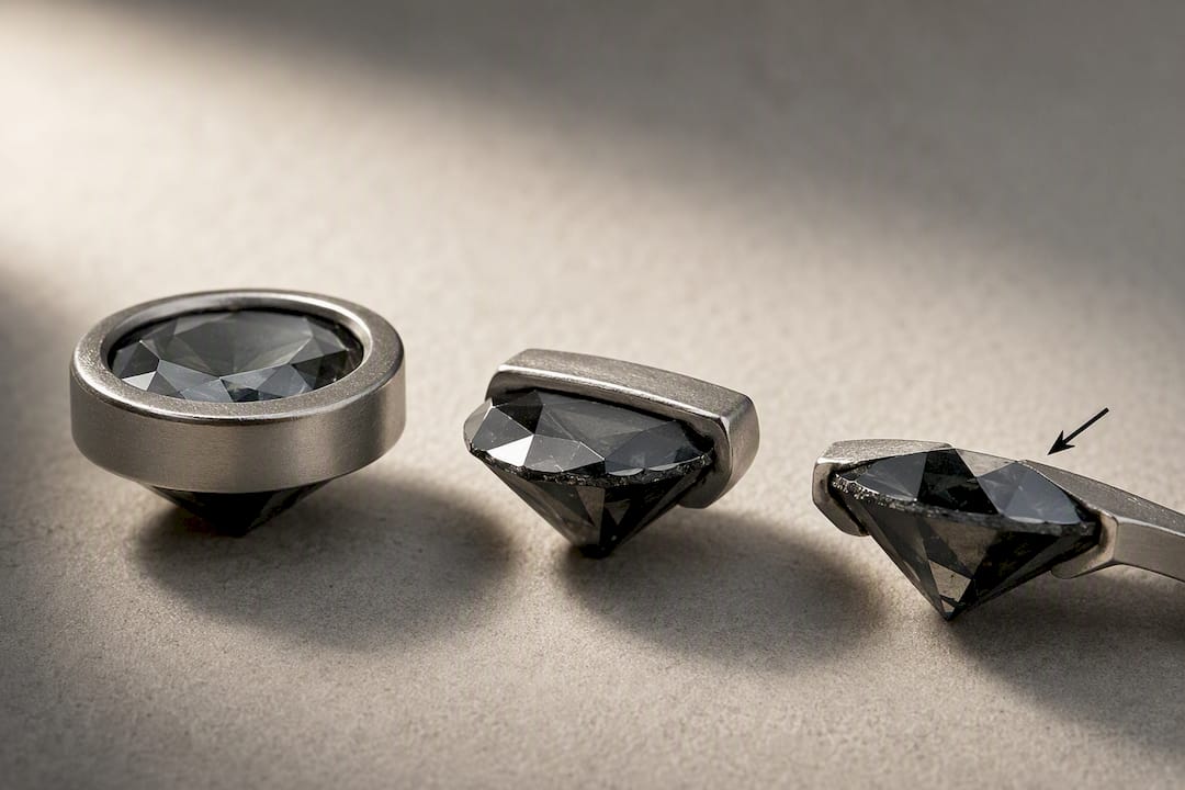 Protective bezel and low profile settings
