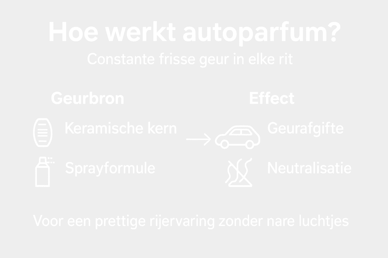 Infographic: zo werkt een autoparfum – simpel uitgelegd