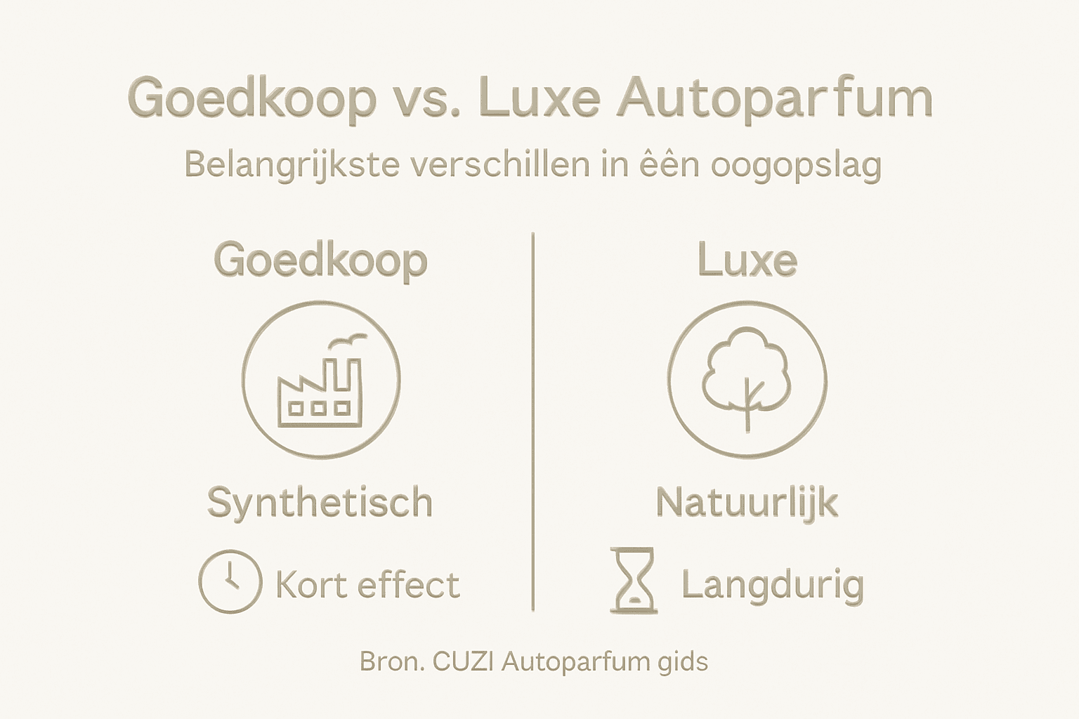 Overzicht: de belangrijkste verschillen tussen verschillende soorten autoparfums