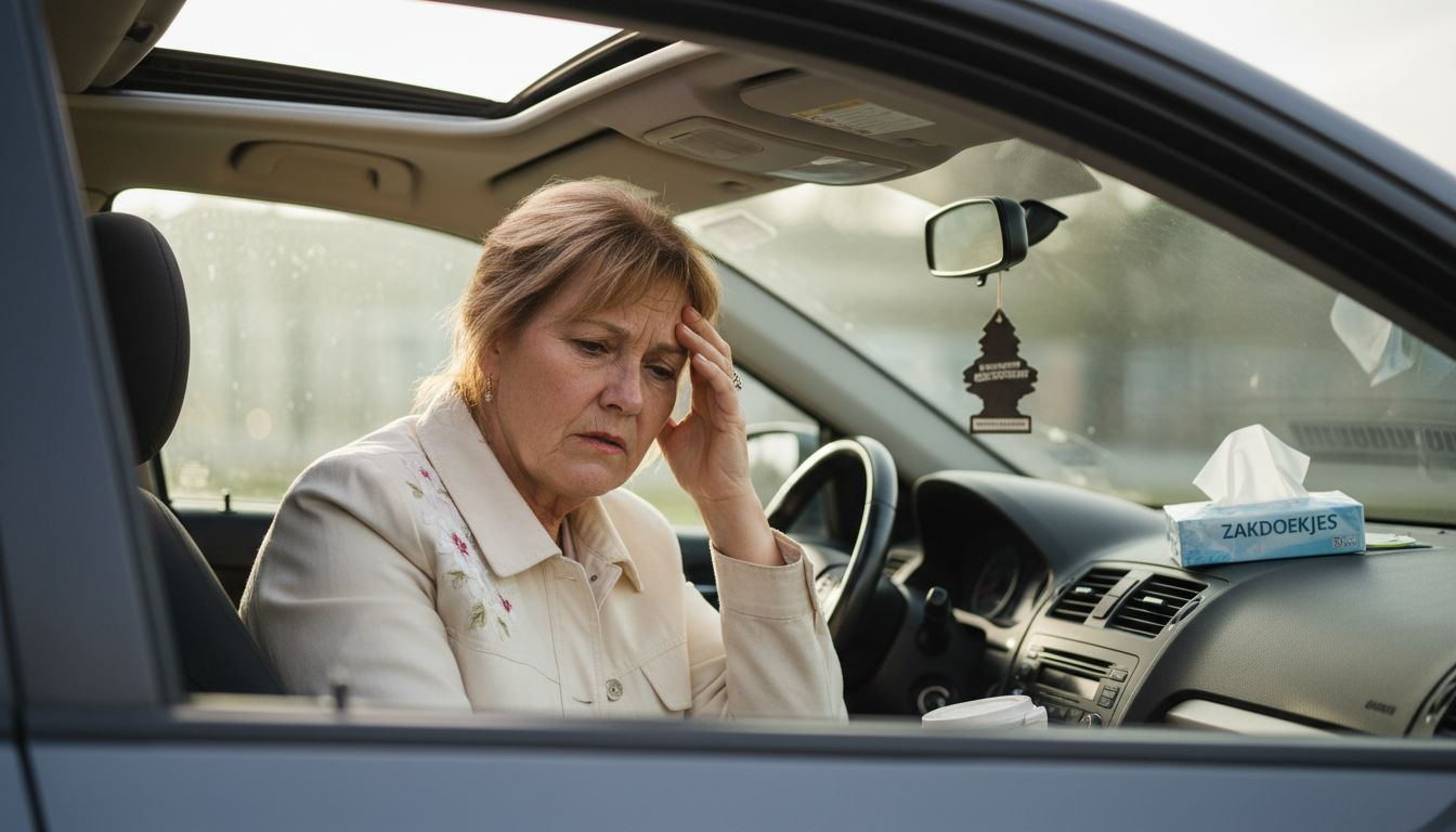 Vrouw merkt opvallende geur in haar auto op en reageert daarop