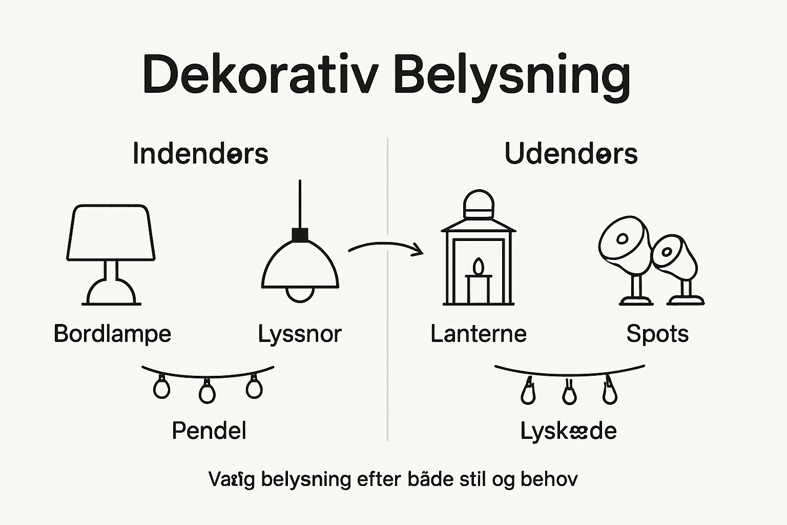 Oversigt: Sådan skaber du stemningsfuld belysning både inde og ude