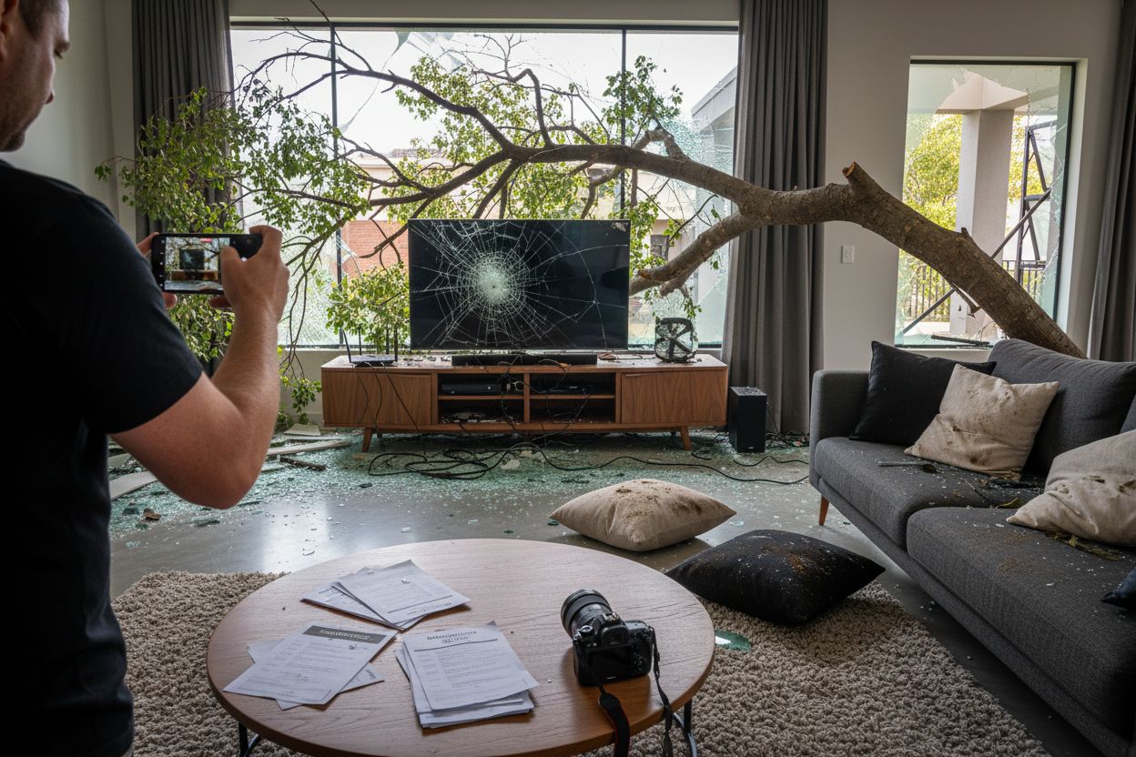 Home contents destruction