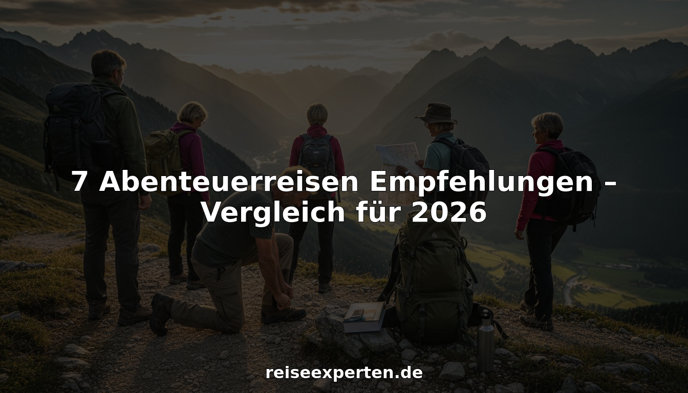 Abenteuerlustige Wanderer brechen zu einer Tour auf einem malerischen Bergpfad auf.