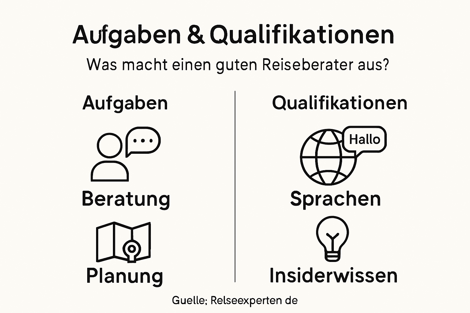&Uuml;bersicht: Aufgaben und Qualifikationen eines Reiseberaters &ndash; Das sollten Sie wissen